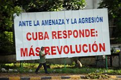 15 Cuba - Havana Vedado - Revolution Slogan.jpg